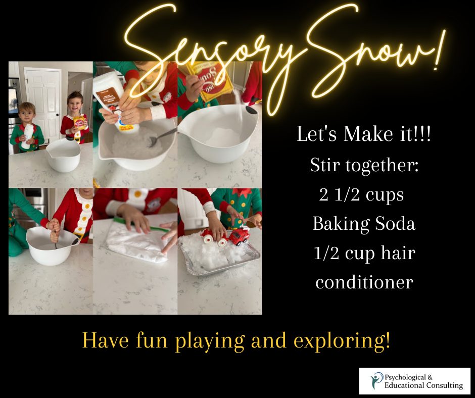 Let’s Make It! Sensory Snow!