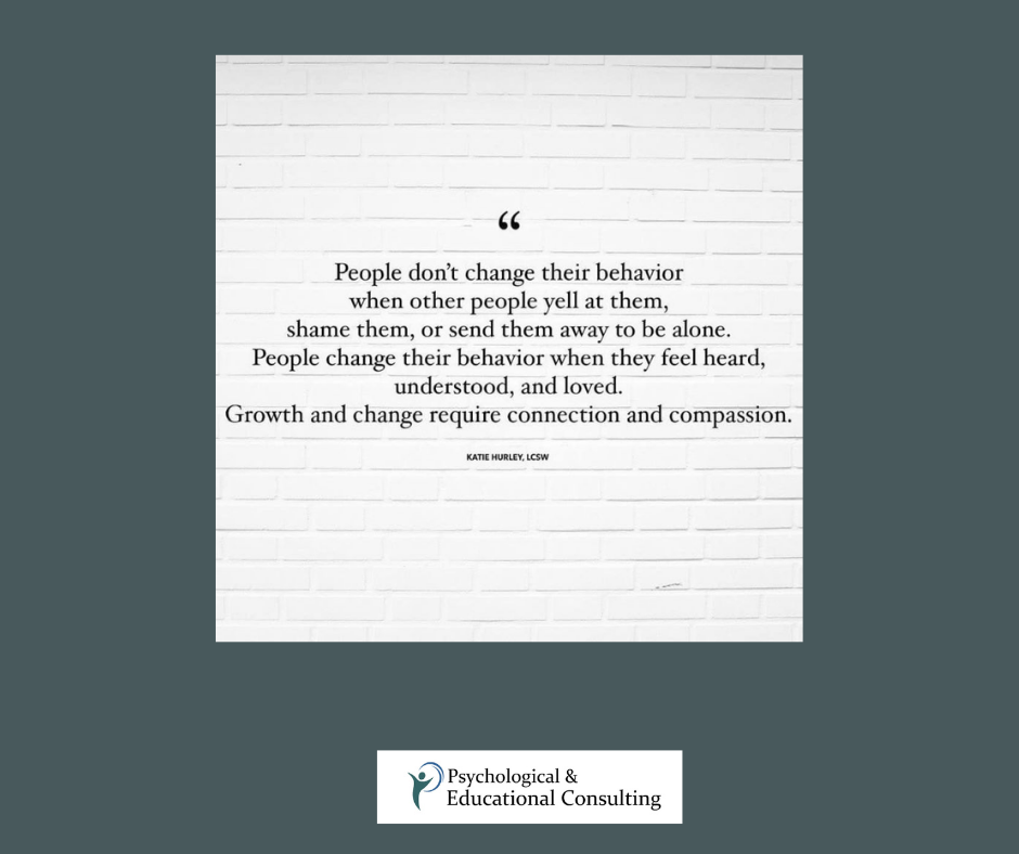 People Change Their Behavior…