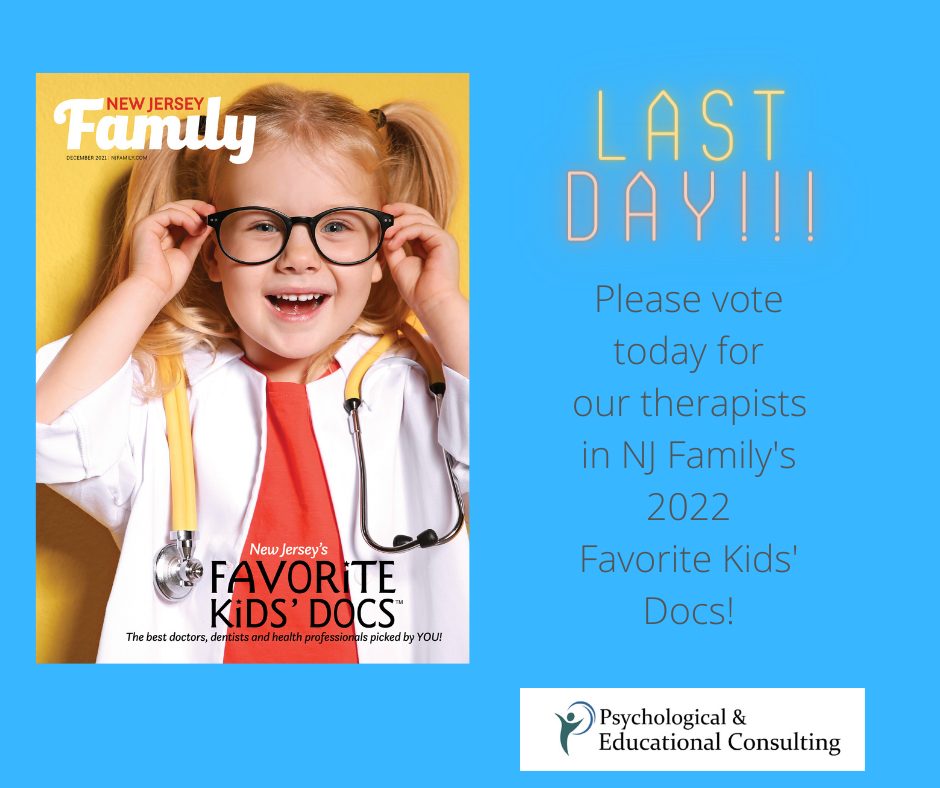 LAST DAY!!! Vote for us today in NJ Family’s Favorite Kids’ Docs!