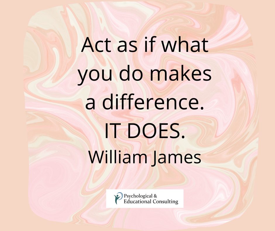 What You Do Makes a Difference!