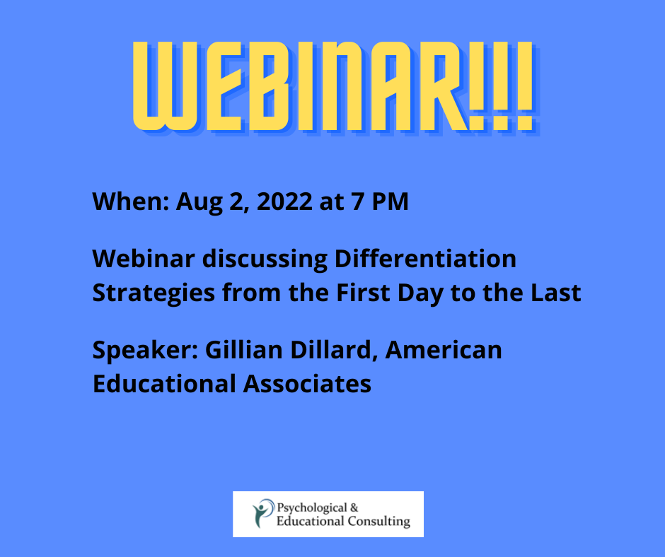 Webinar: Differentiation Strategies from the First Day to the Last