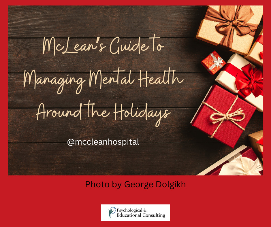 McLean’s Guide to Managing Mental Health Around the Holidays