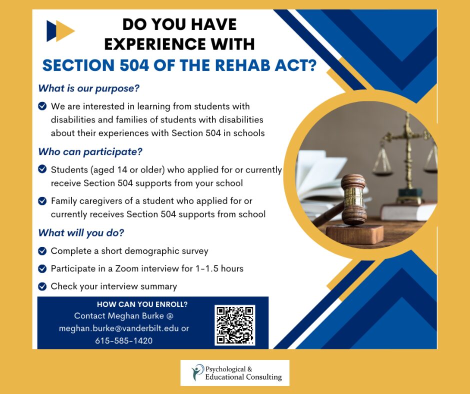 Section 504 Study